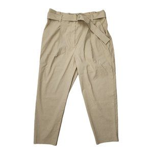 A.L.C. NWT Beleted Pants Solid Khaki Tan Plus ALC 18